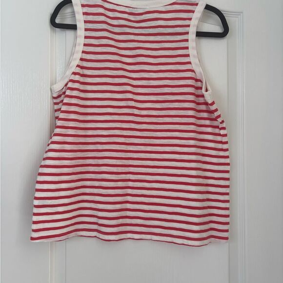 EVEREVE Red and White Striped Tank Top - large - Picture 3 of 4